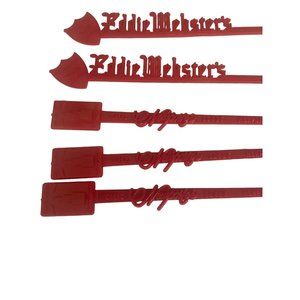 Eddie Masters and Newport Red Vintage Lot of 5 Swizzle‎ Sticks